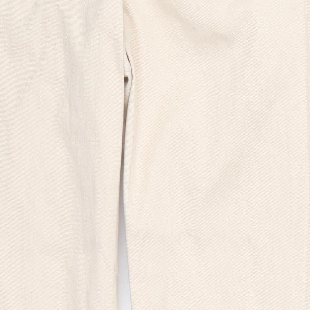 NEXT Womens Beige  Denim Cropped Jeans Size 8 L24 in