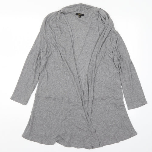 Cupio Womens Grey  Knit Cardigan Jumper Size M