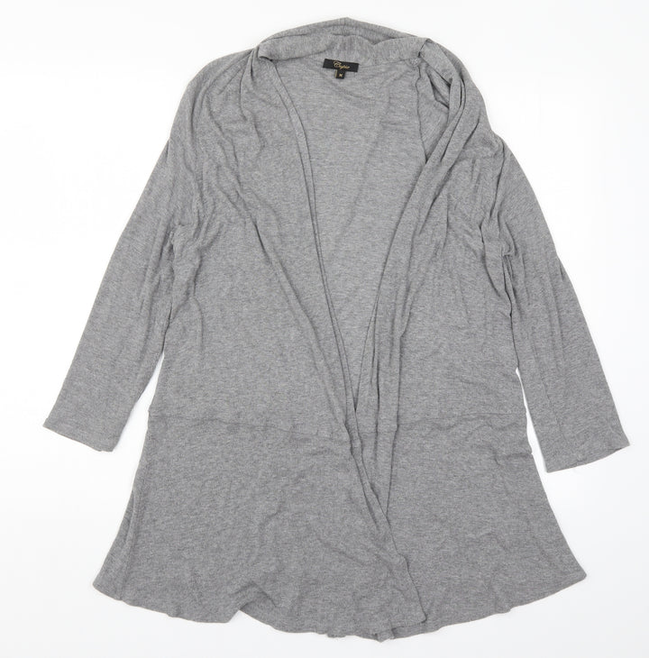 Cupio Womens Grey Knit Cardigan Jumper Size M