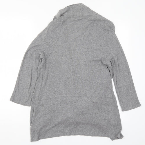 Cupio Womens Grey  Knit Cardigan Jumper Size M