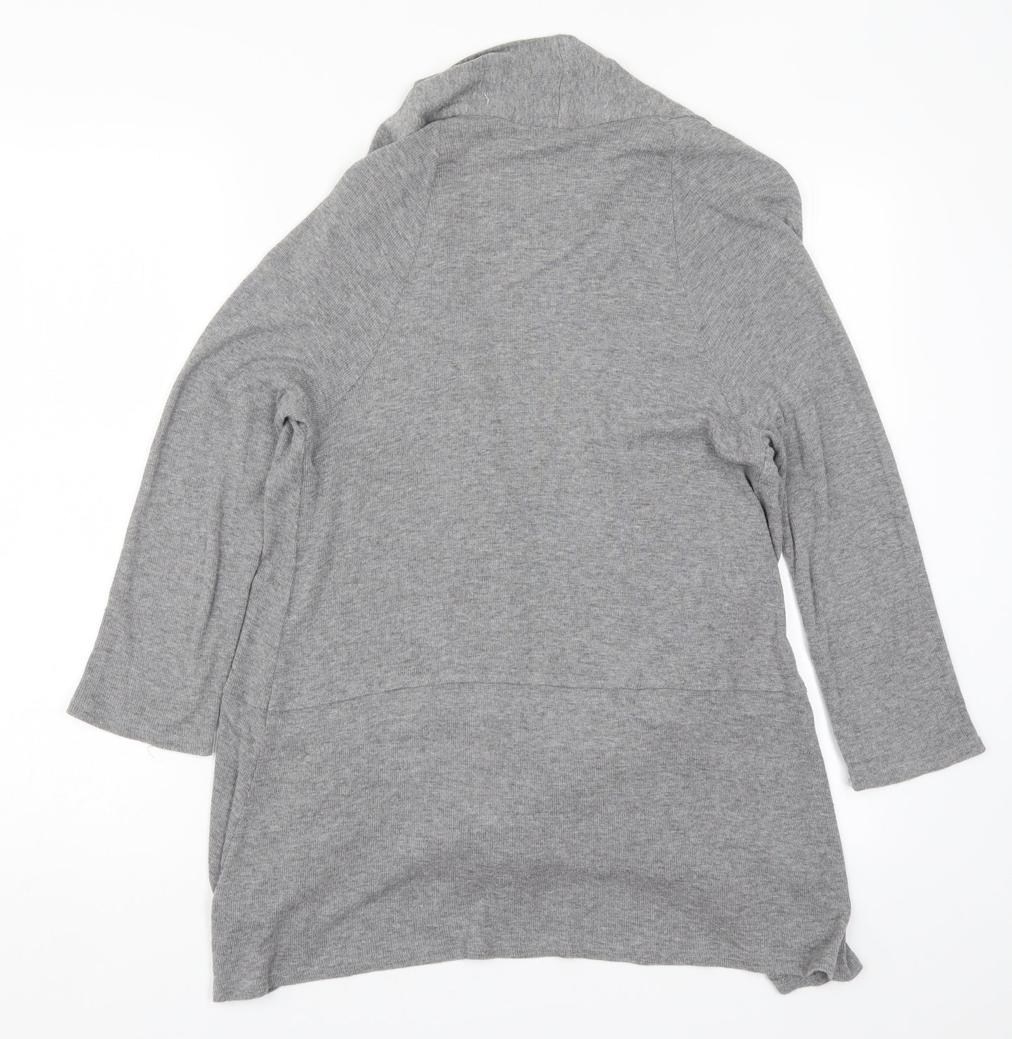 Cupio Womens Grey  Knit Cardigan Jumper Size M