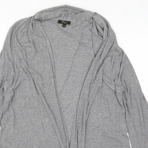Cupio Womens Grey  Knit Cardigan Jumper Size M