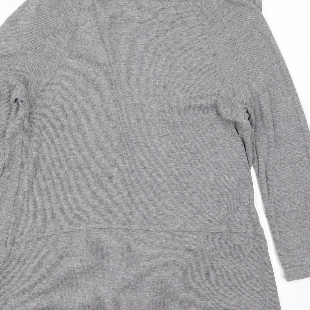 Cupio Womens Grey  Knit Cardigan Jumper Size M