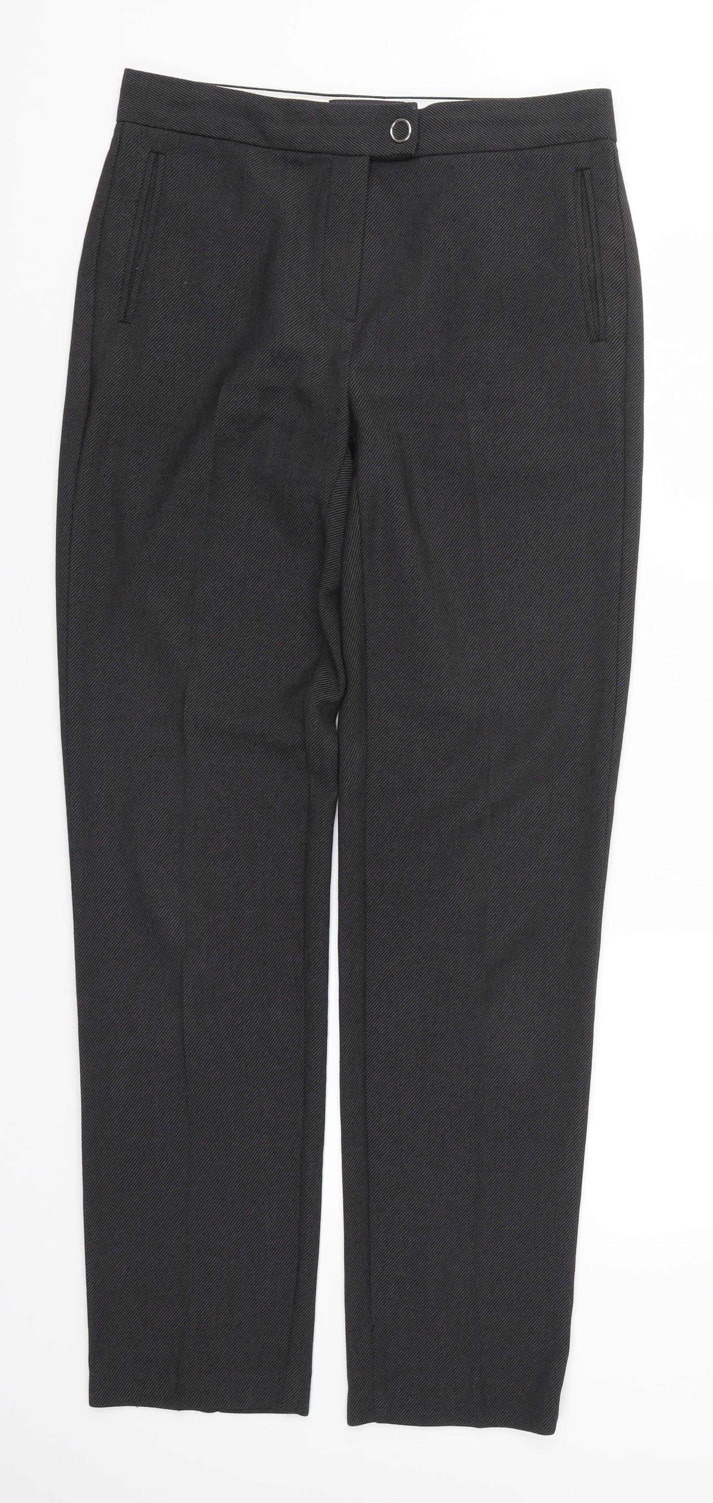 Marks and Spencer Womens Grey   Trousers  Size 10 L32 in