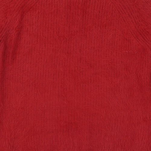 Primark Womens Red  Knit Pullover Jumper Size 10