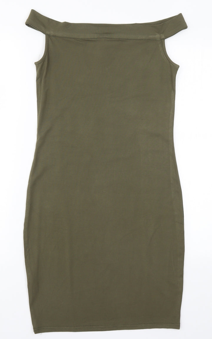 Koolook Womens Green Bodycon Size L
