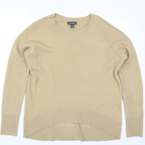 Primark Womens Beige  Knit Pullover Jumper Size 10