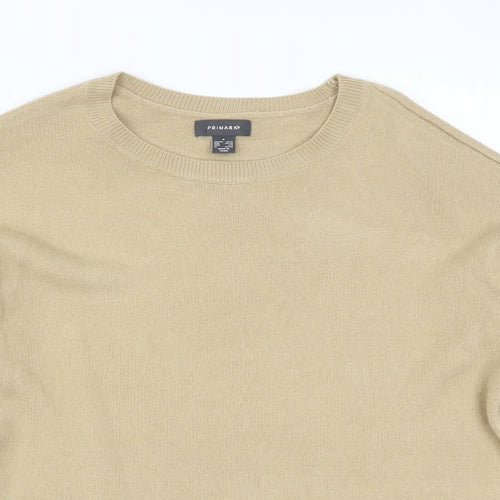 Primark Womens Beige  Knit Pullover Jumper Size 10