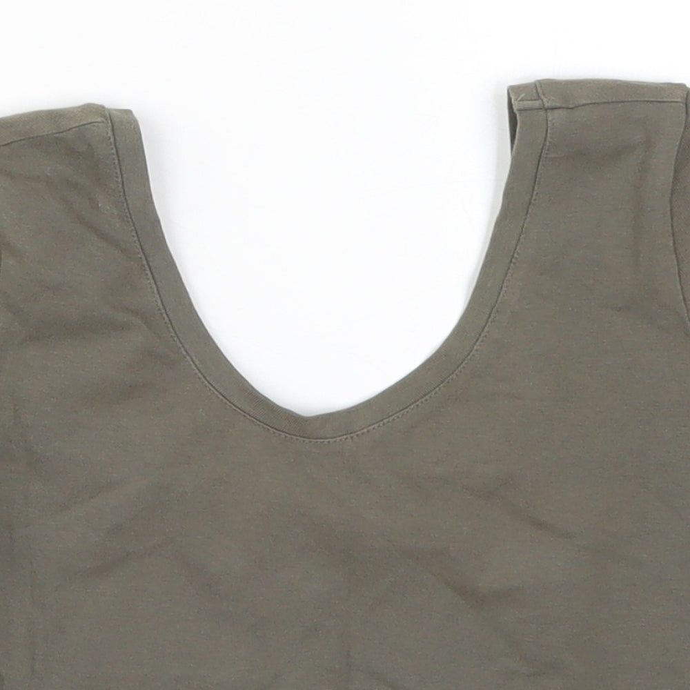 Atmosphere Womens Green   Cropped T-Shirt Size 8