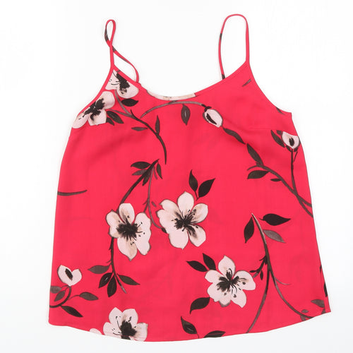 NEXT Womens Pink Floral  Basic Tank Size 6