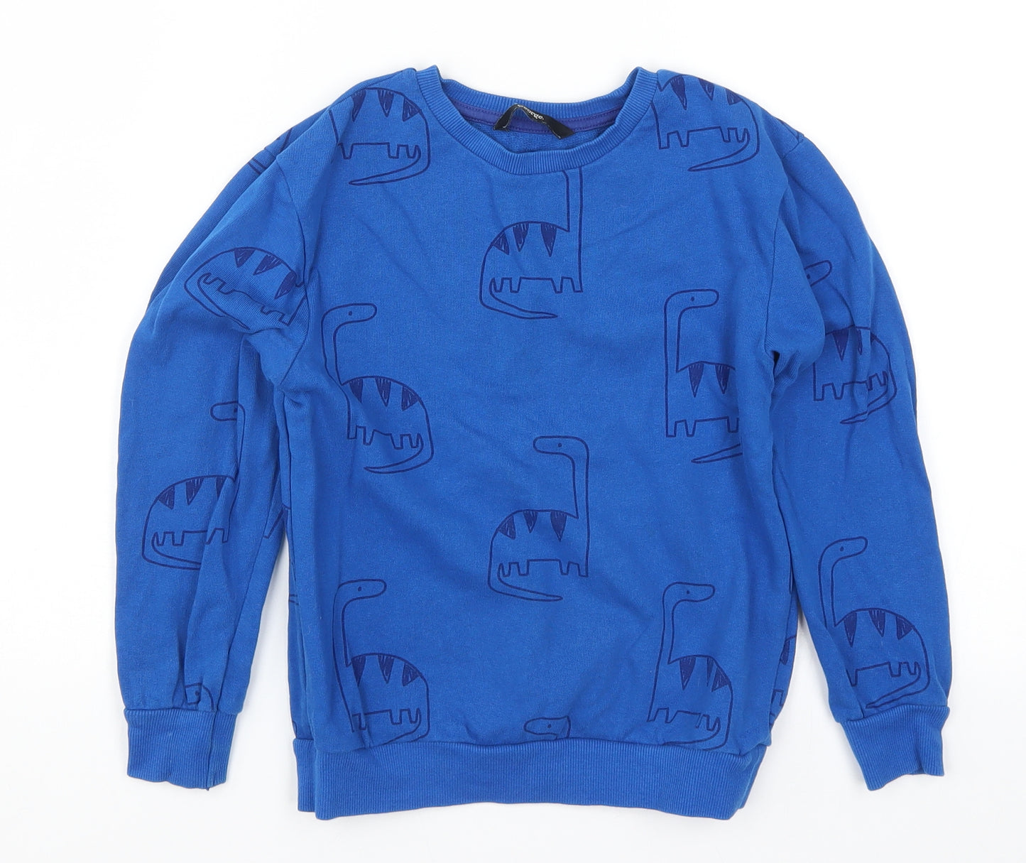 George Boys Blue   Pullover Sweatshirt Size 6-7 Years  - Dinosaurs