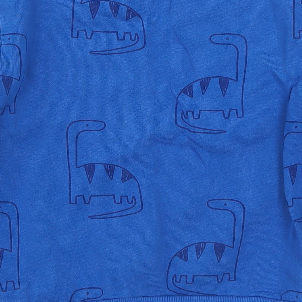 George Boys Blue   Pullover Sweatshirt Size 6-7 Years  - Dinosaurs