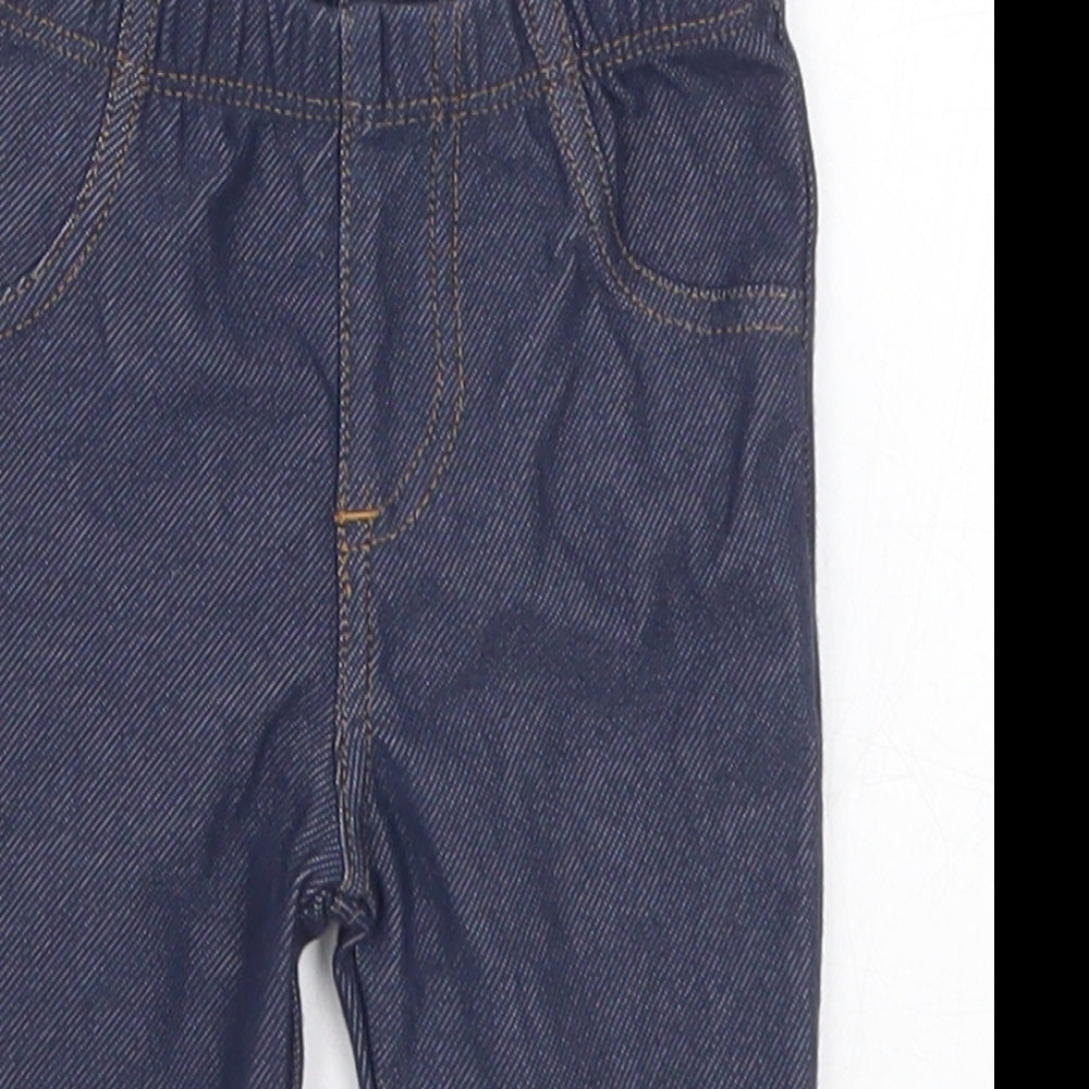 Nex Girls Blue  Denim Capri Jeans Size 3-6 Months  - Jeggings