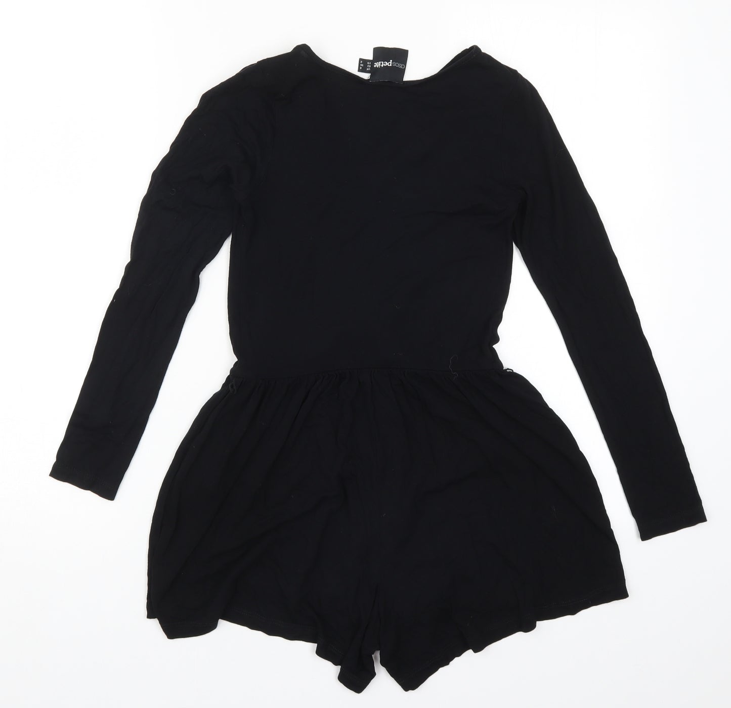 ASOS Womens Black   Playsuit One-Piece Size 6 L4 in