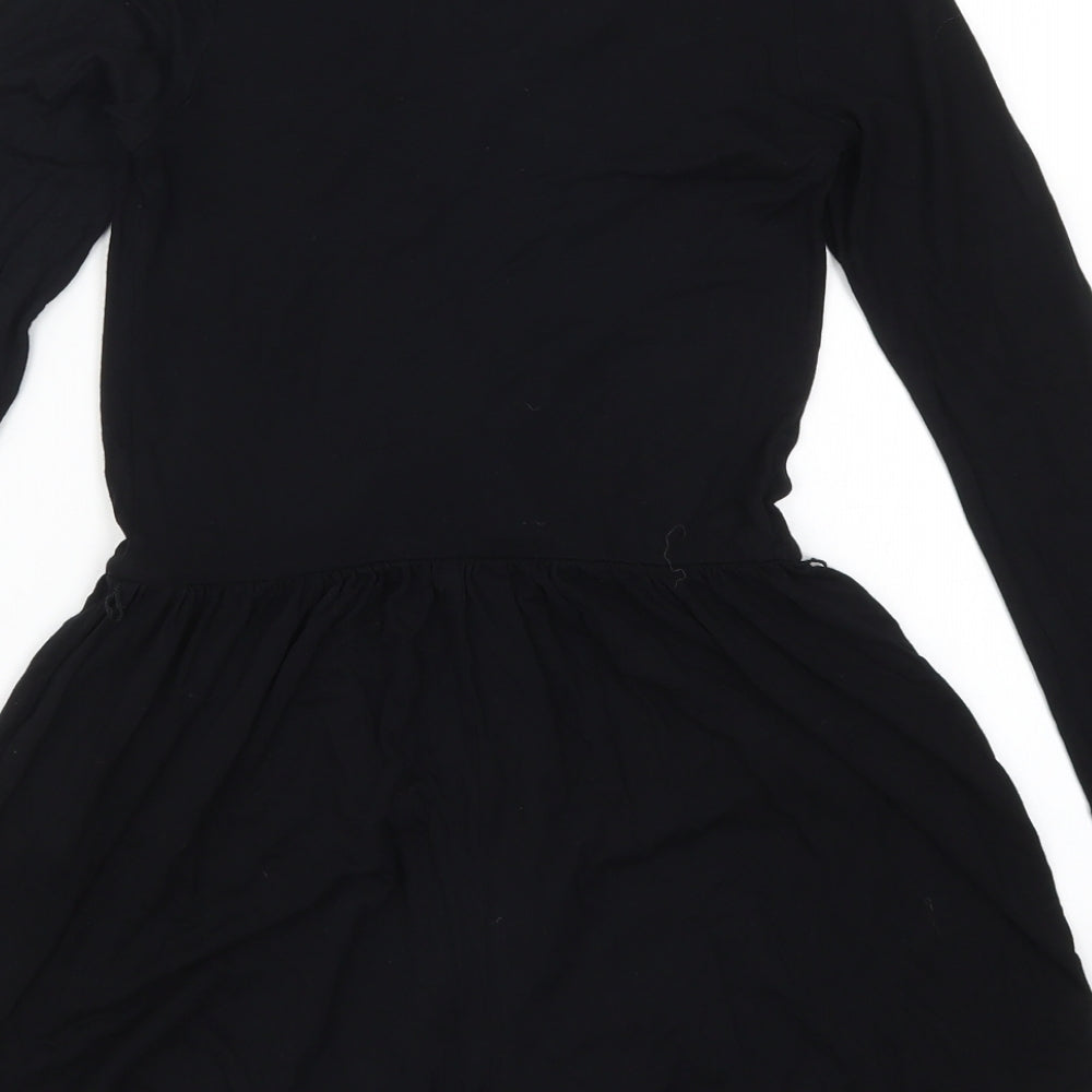 ASOS Womens Black   Playsuit One-Piece Size 6 L4 in