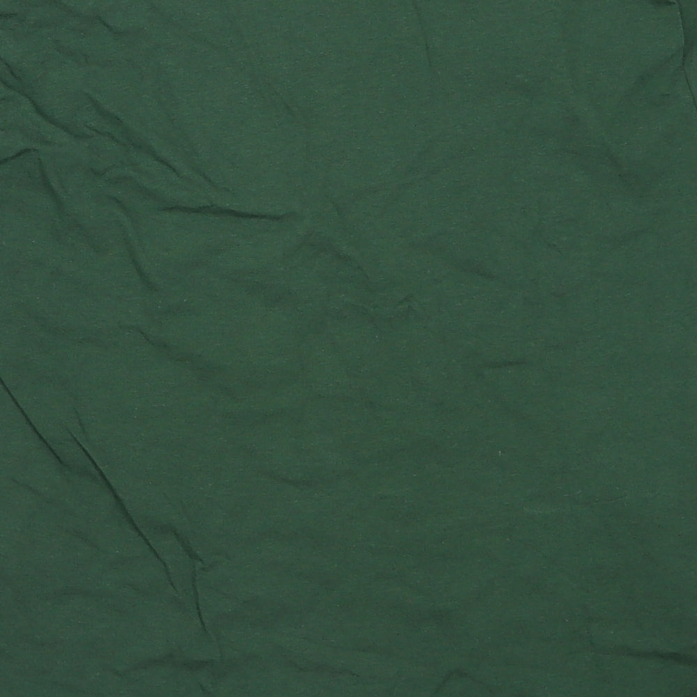 Fruit of the Loom Girls Green   Basic T-Shirt Size 7-8 Years  - Leaves