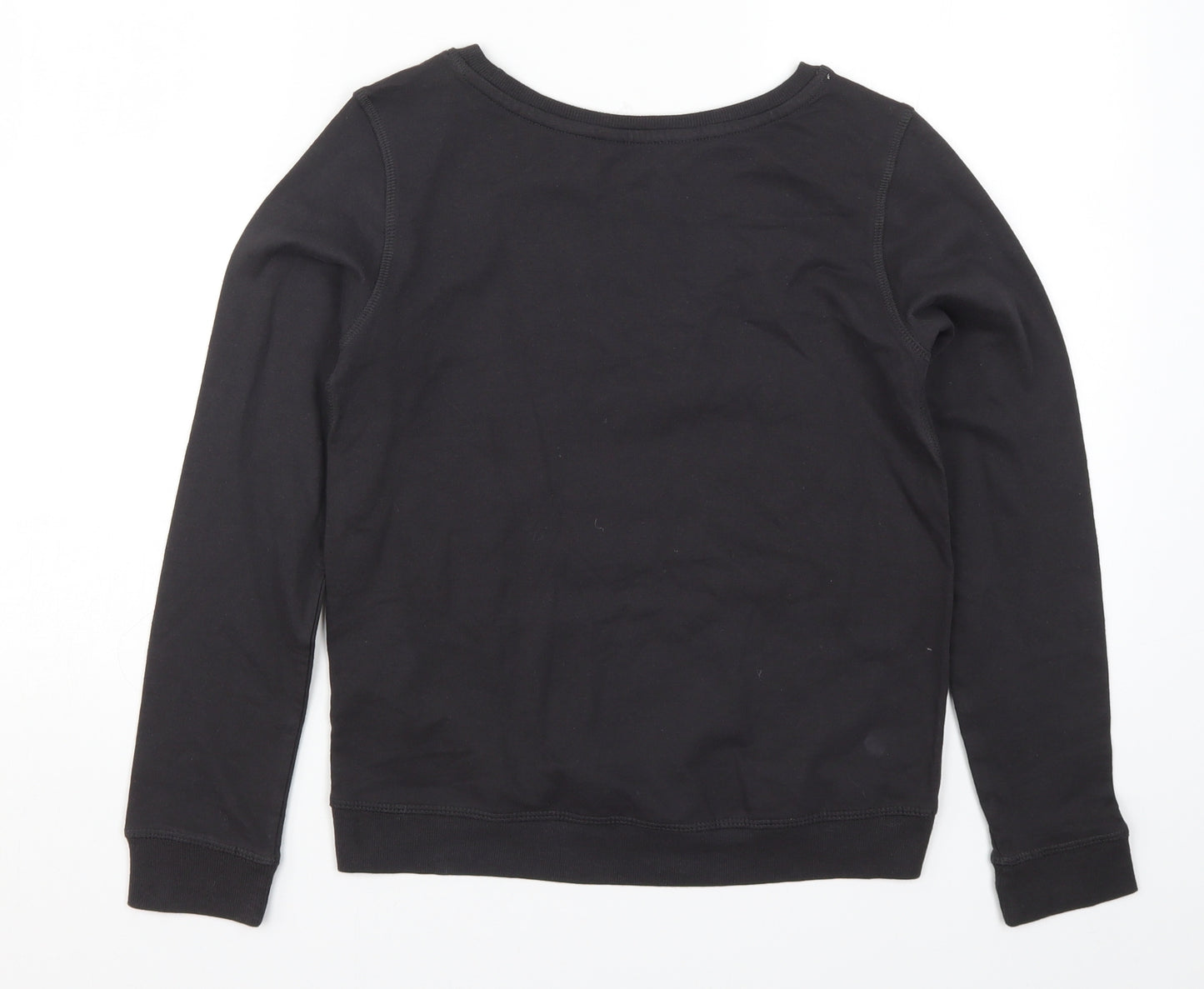 NEXT Girls Black   Pullover Sweatshirt Size 11-12 Years  - Bronx Rebel