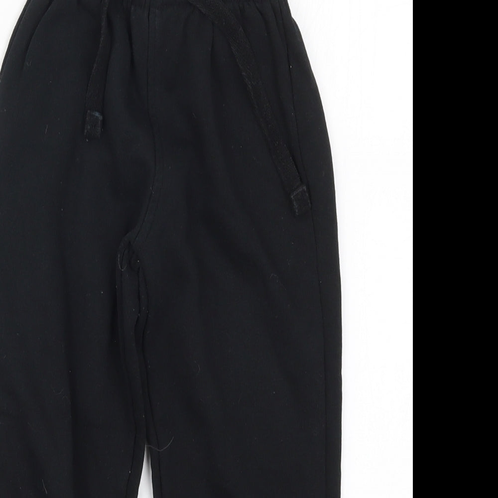 Lily & Dan Boys Black   Sweatpants Trousers Size 4-5 Years