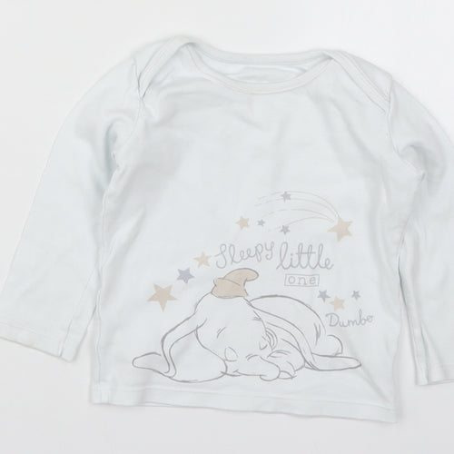 George Baby  Solid  Cami Pyjama Top Size 12-18 Months  - Dumbo Sleepy Little One
