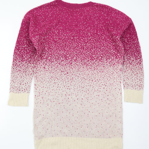 So Fablulous Womens Pink  Knit Pullover Jumper Size 16  - Ombre