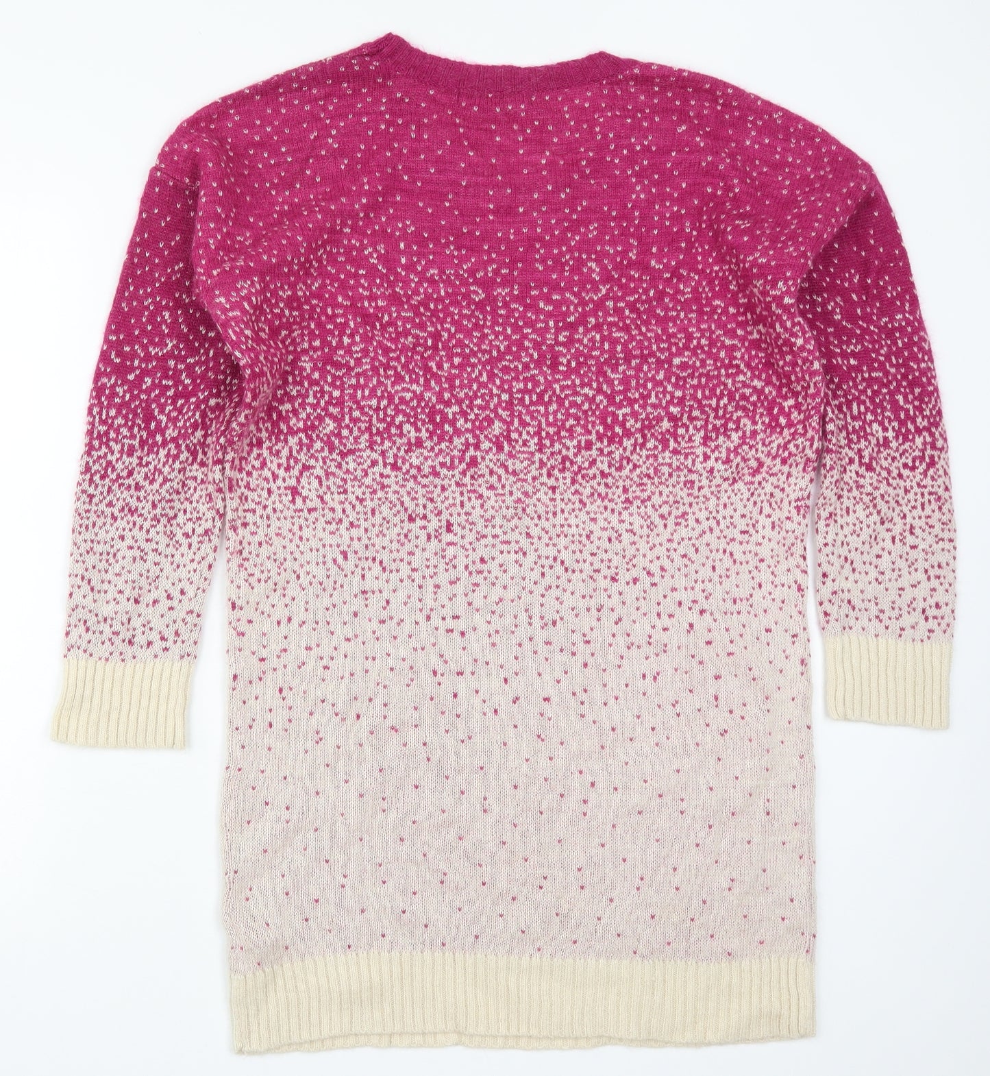 So Fablulous Womens Pink  Knit Pullover Jumper Size 16  - Ombre