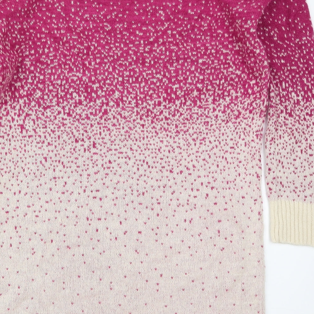 So Fablulous Womens Pink  Knit Pullover Jumper Size 16  - Ombre