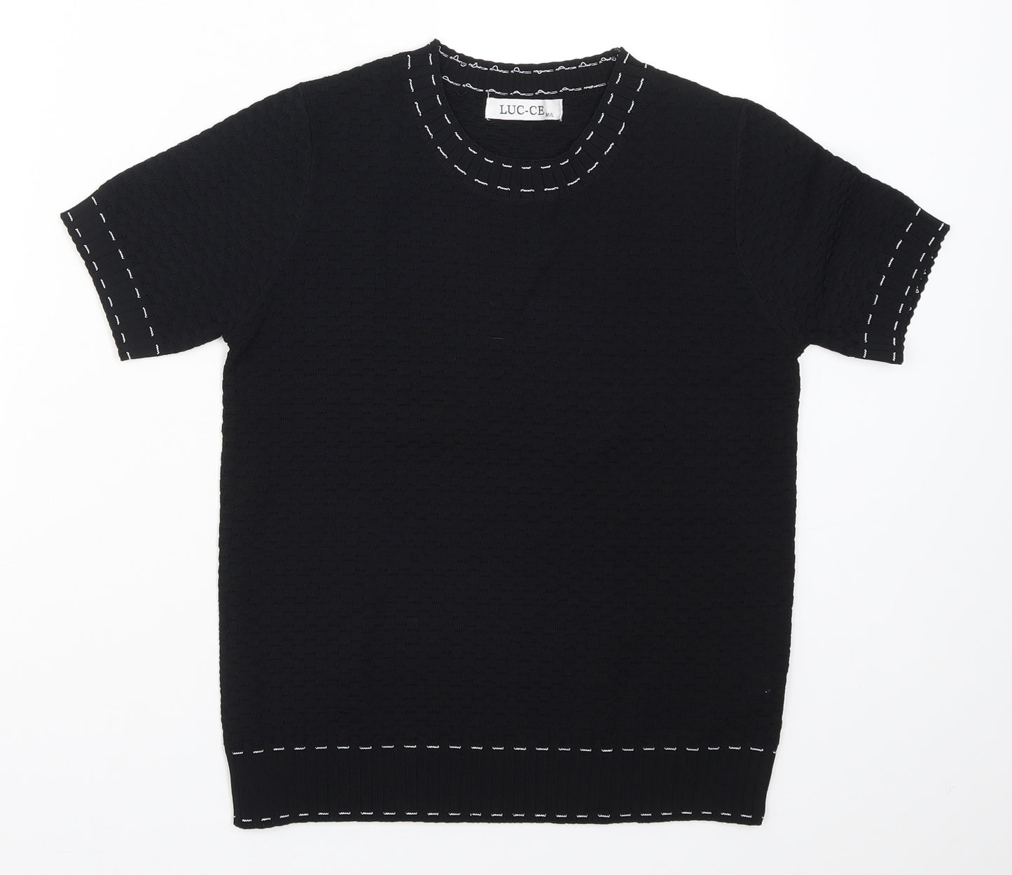 Luc-Ce Womens Black   Basic T-Shirt Size M