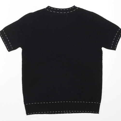 Luc-Ce Womens Black   Basic T-Shirt Size M