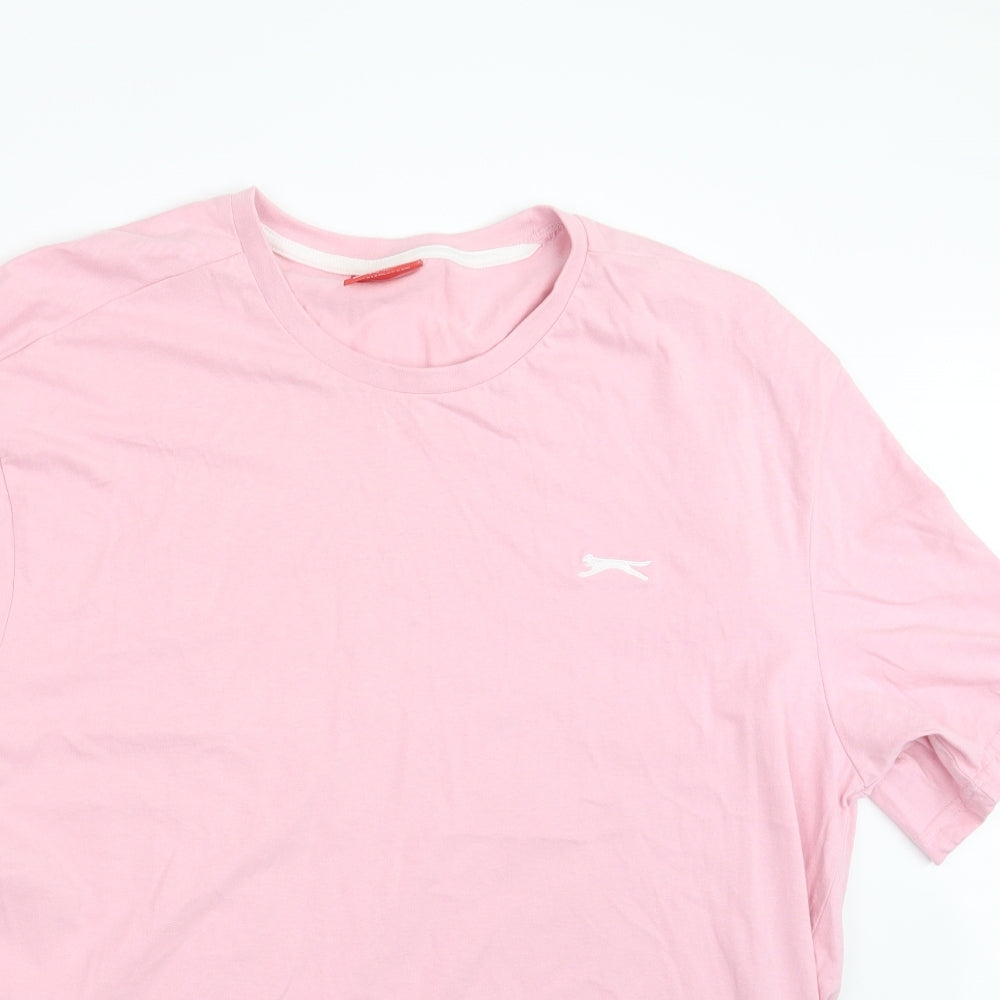 Slazenger Mens Pink    T-Shirt Size 2XL