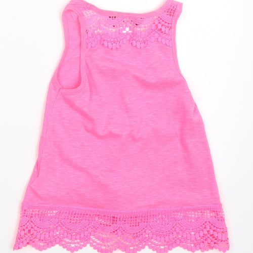 Primark Girls Pink   Basic T-Shirt Size 4-5 Years