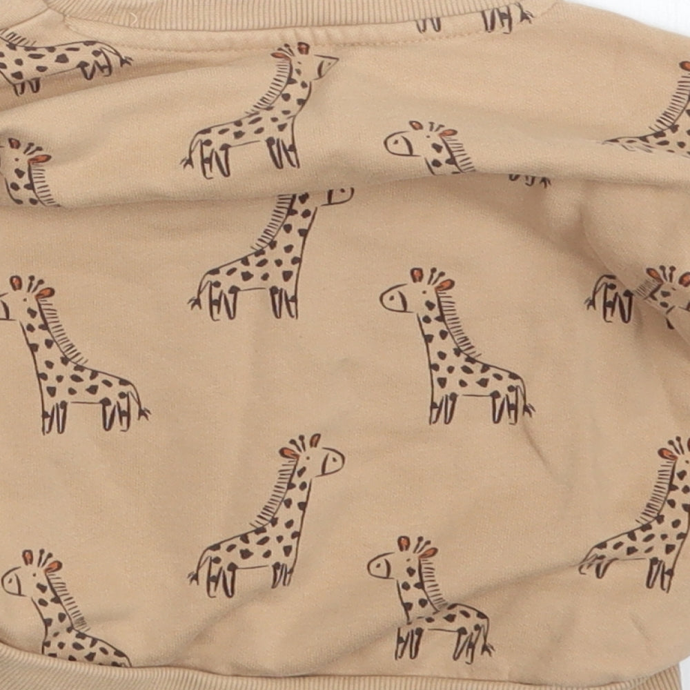 George Girls Beige   Pullover Jumper Size 2-3 Years