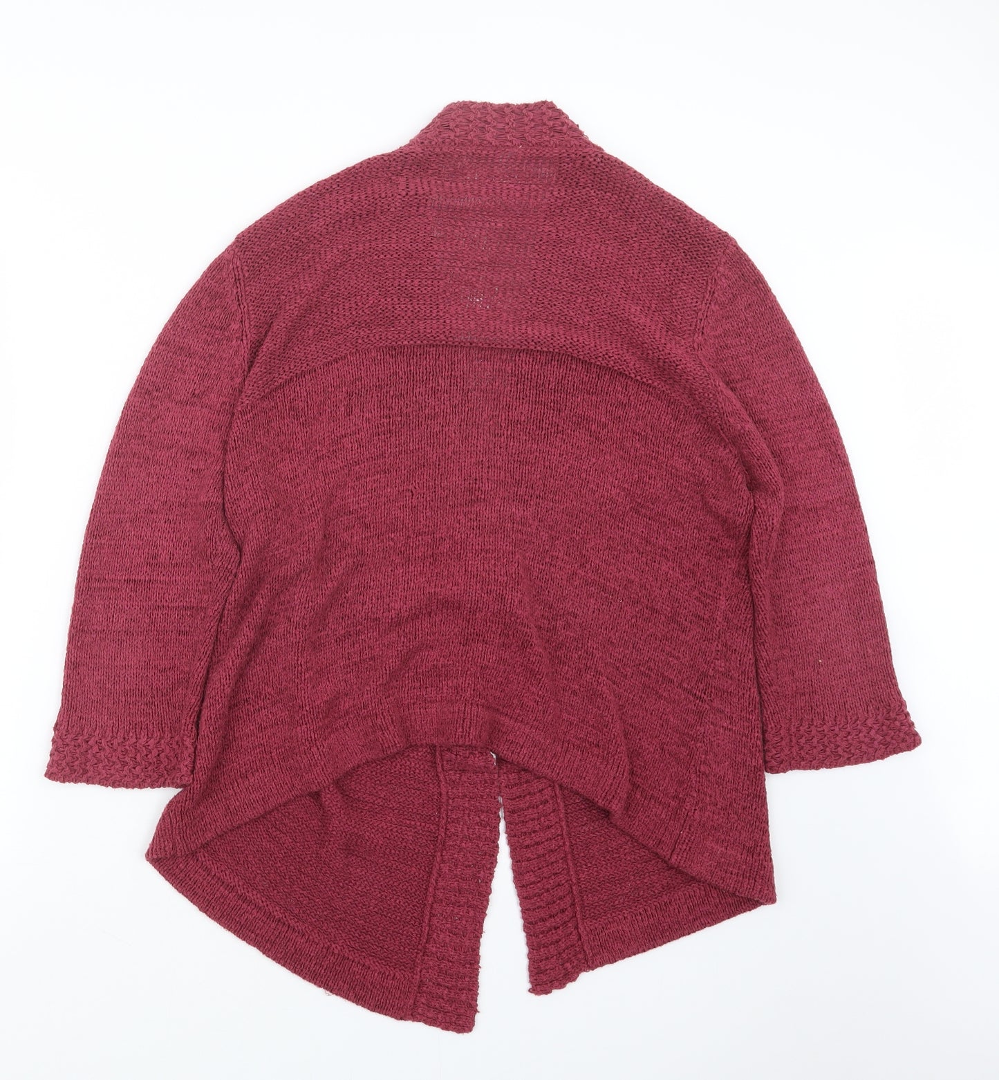 BHS Womens Red  Knit Cardigan Jumper Size 18