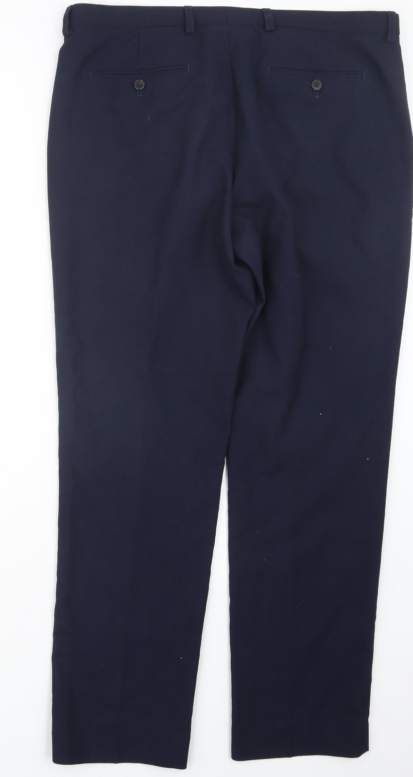 Burton Mens Blue   Trousers  Size 36 in L30 in