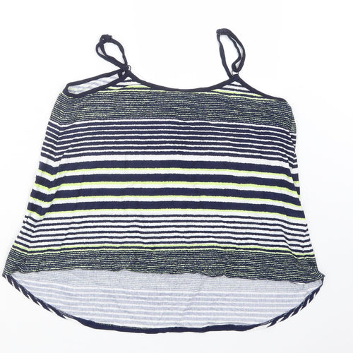 Dorothy Perkins Womens Blue Striped  Basic Tank Size 14
