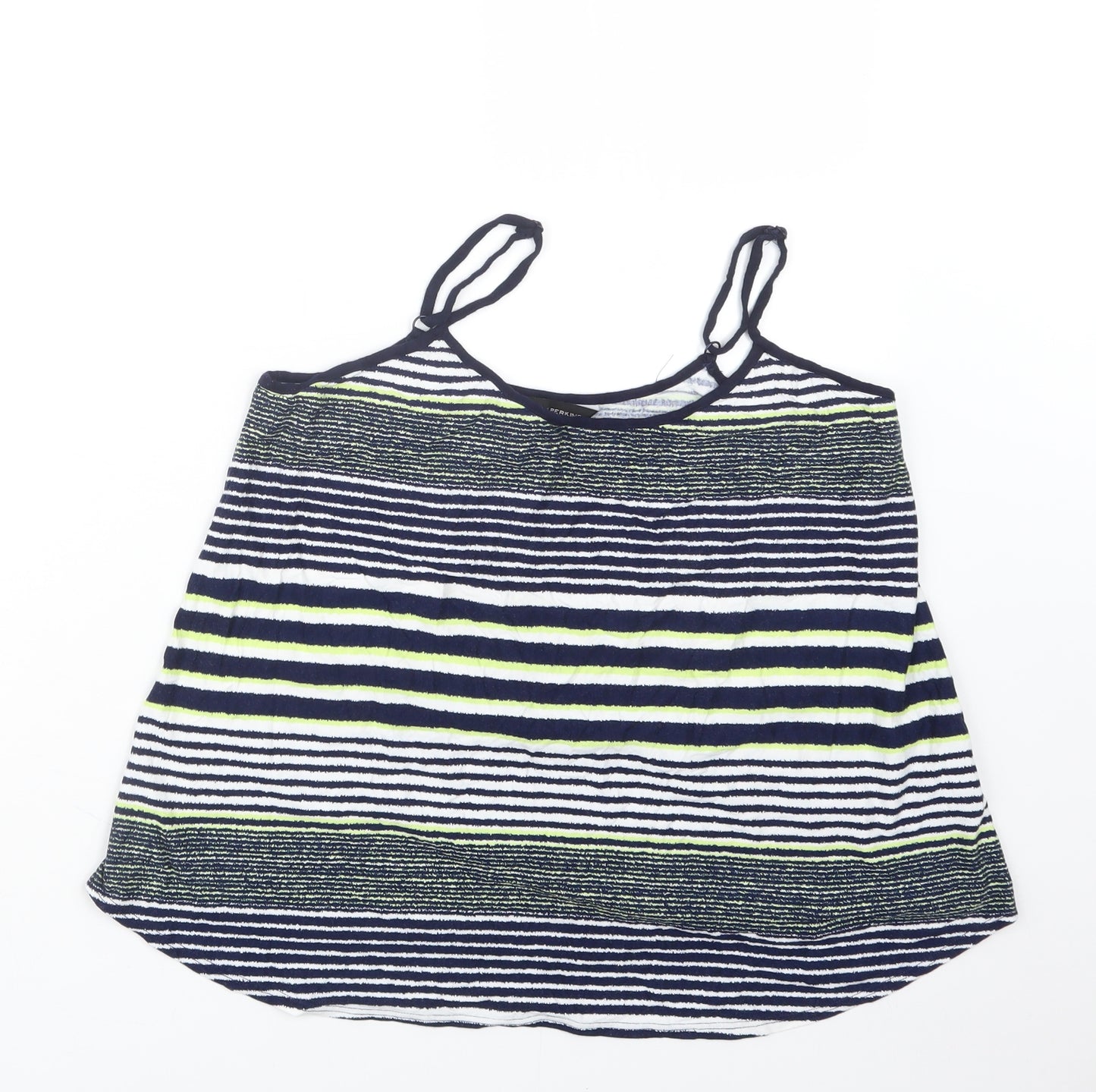 Dorothy Perkins Womens Blue Striped  Basic Tank Size 14