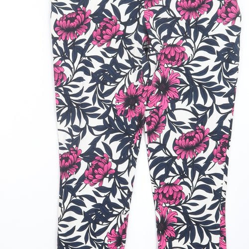 Atmosphere Womens Pink Geometric  Trousers  Size 6 L27 in