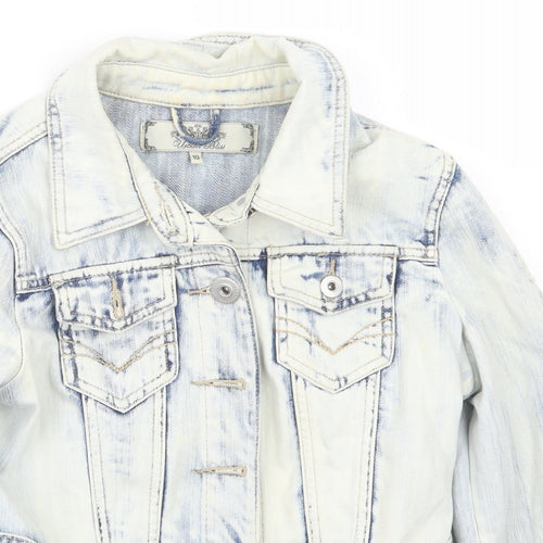 Urban Bliss Womens Blue  Denim Jacket  Size 10