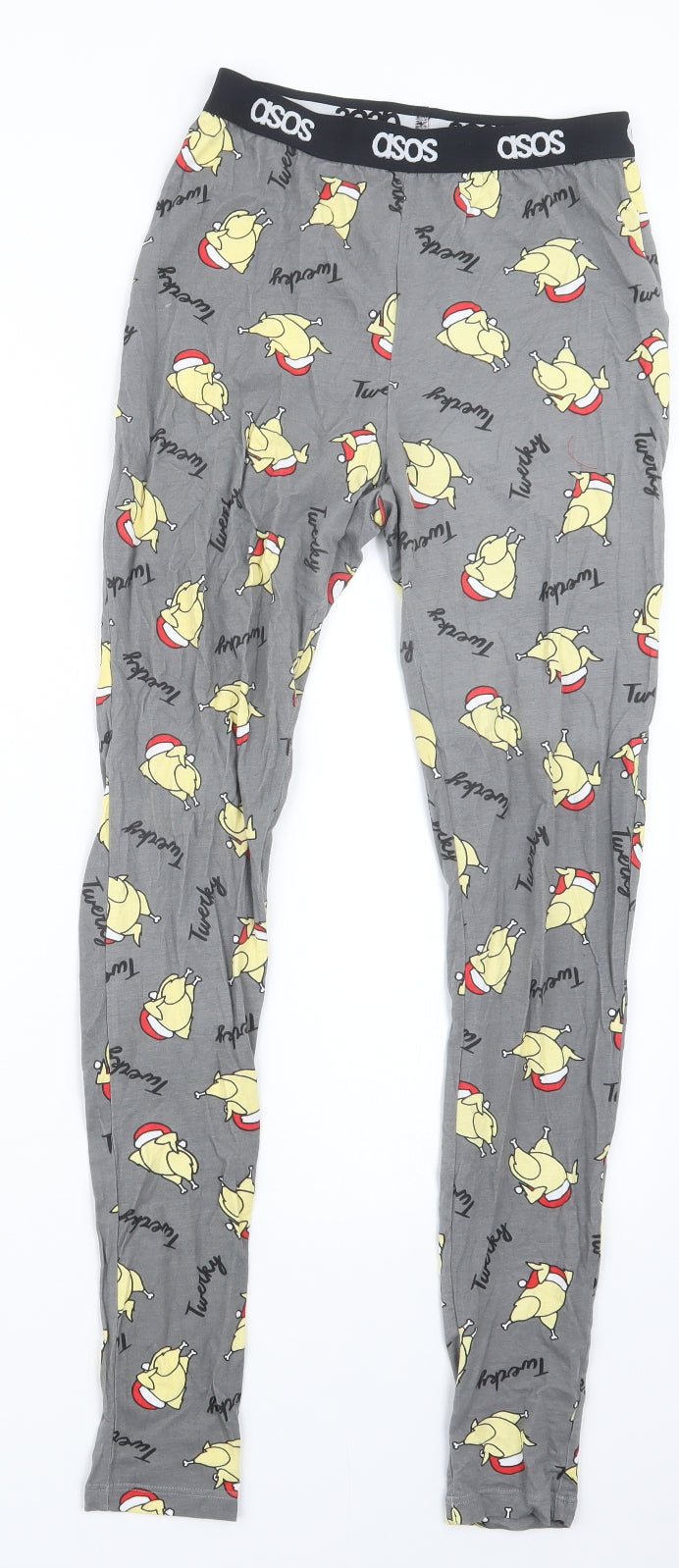 ASOS Mens Grey Geometric   Pyjama Pants Size XS  - Christmas