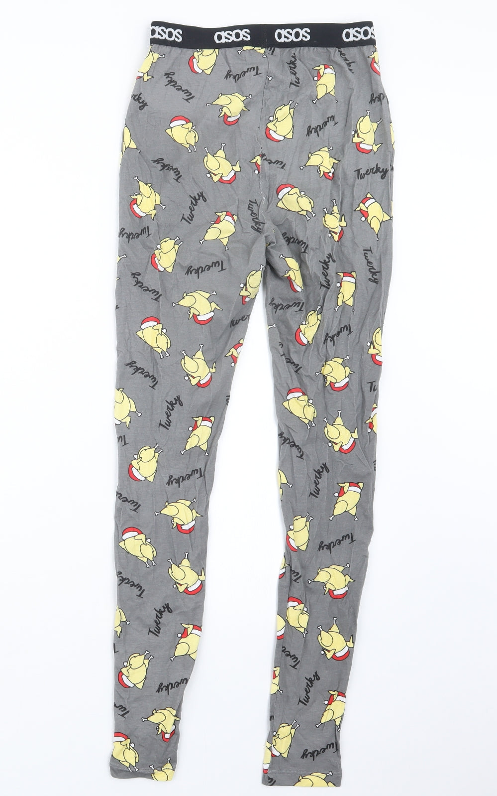 ASOS Mens Grey Geometric   Pyjama Pants Size XS  - Christmas