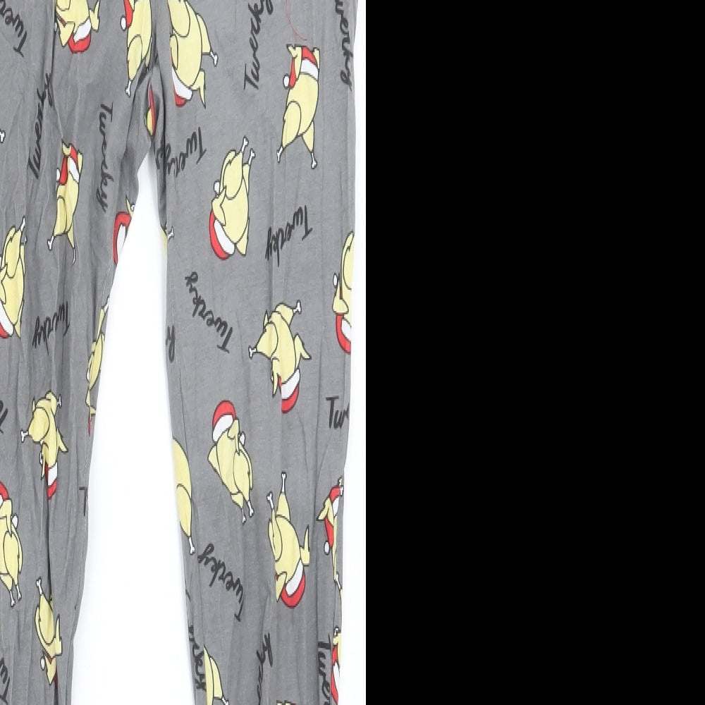 ASOS Mens Grey Geometric   Pyjama Pants Size XS  - Christmas