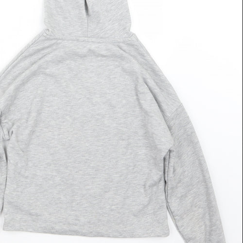 Candy Couture Girls Grey   Pullover Hoodie Size 11 Years
