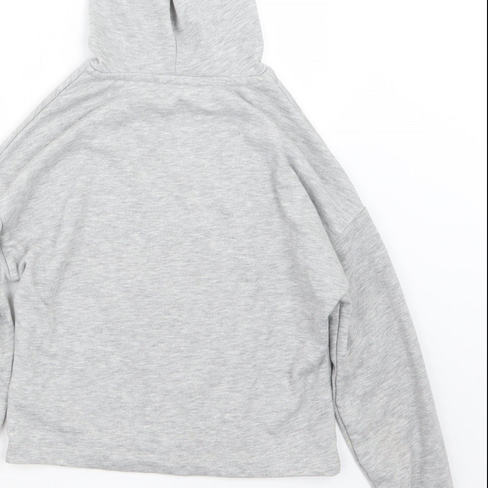 Candy Couture Girls Grey   Pullover Hoodie Size 11 Years