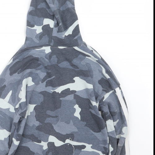 New Look Girls Grey Camouflage  Pullover Hoodie Size 10-11 Years