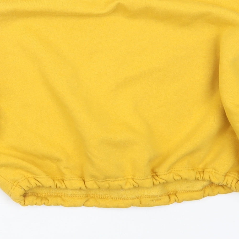 New Look Girls Yellow   Pullover Jumper Size 10-11 Years