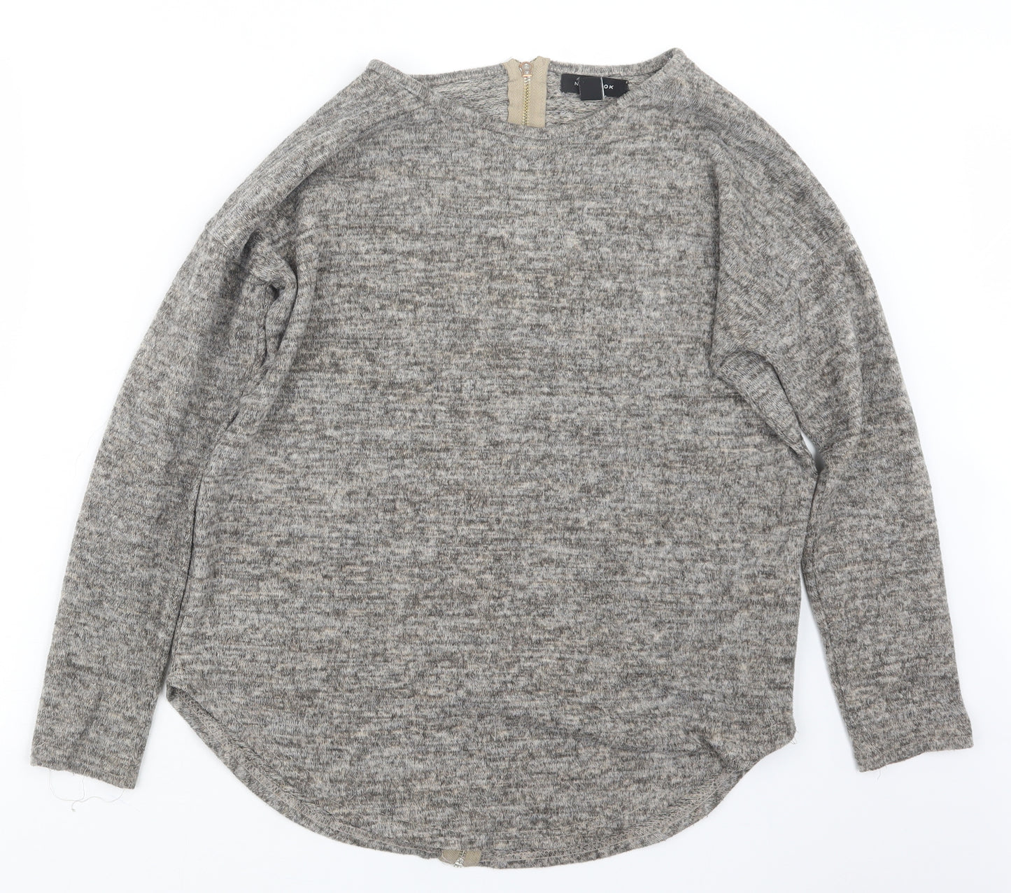 New Look Womens Beige  Knit Pullover Jumper Size S