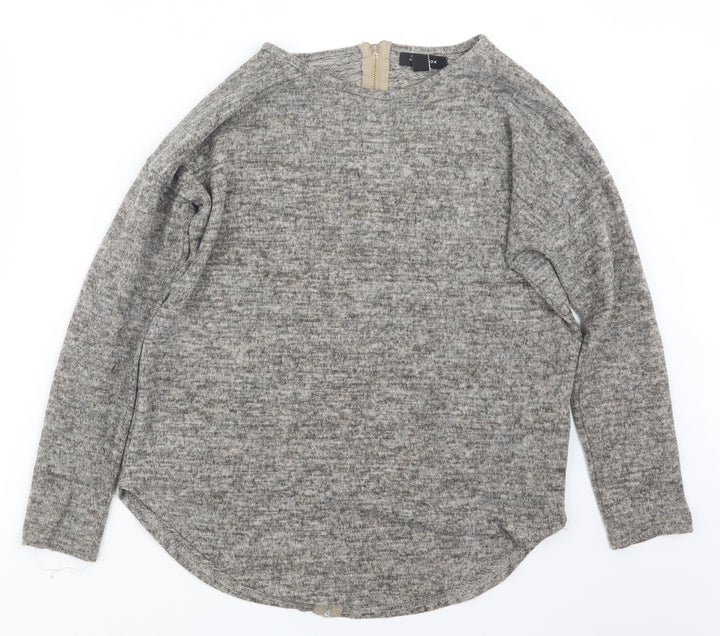 New Look Womens Beige  Knit Pullover Jumper Size S