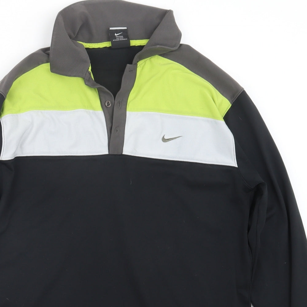 Nike Mens Black    Polo Size L