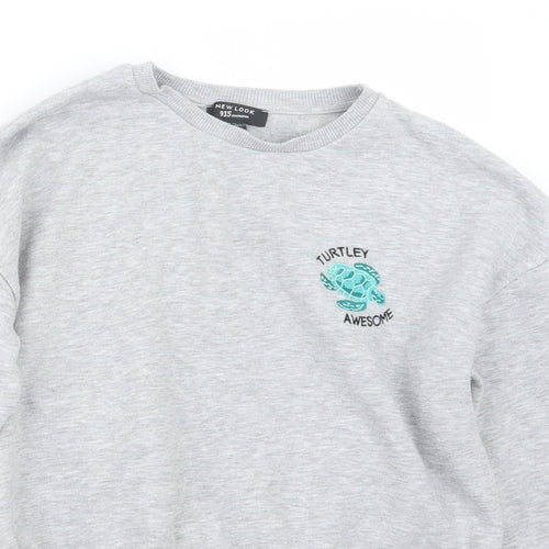 New Look Girls Grey   Pullover Jumper Size 14-15 Years