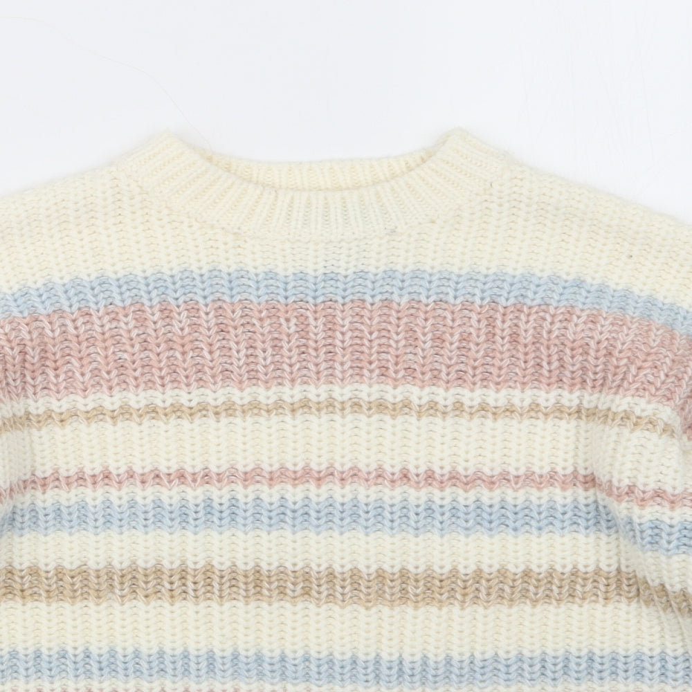 New Look Girls Ivory  Knit Pullover Jumper Size 12-13 Years