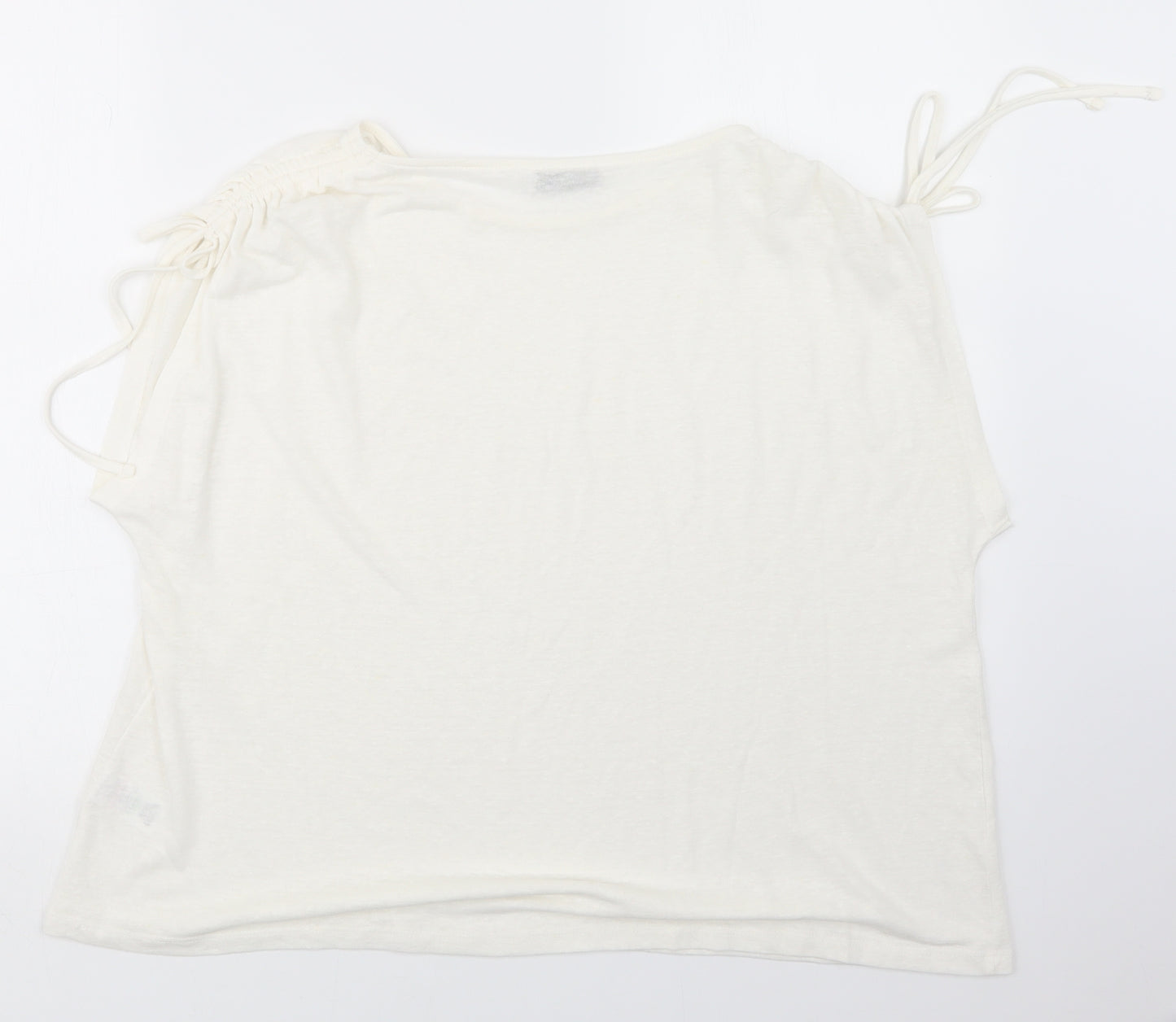 Papaya Womens Ivory   Basic T-Shirt Size 16